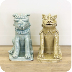 願いを込めて狛犬（こまいぬ）作り