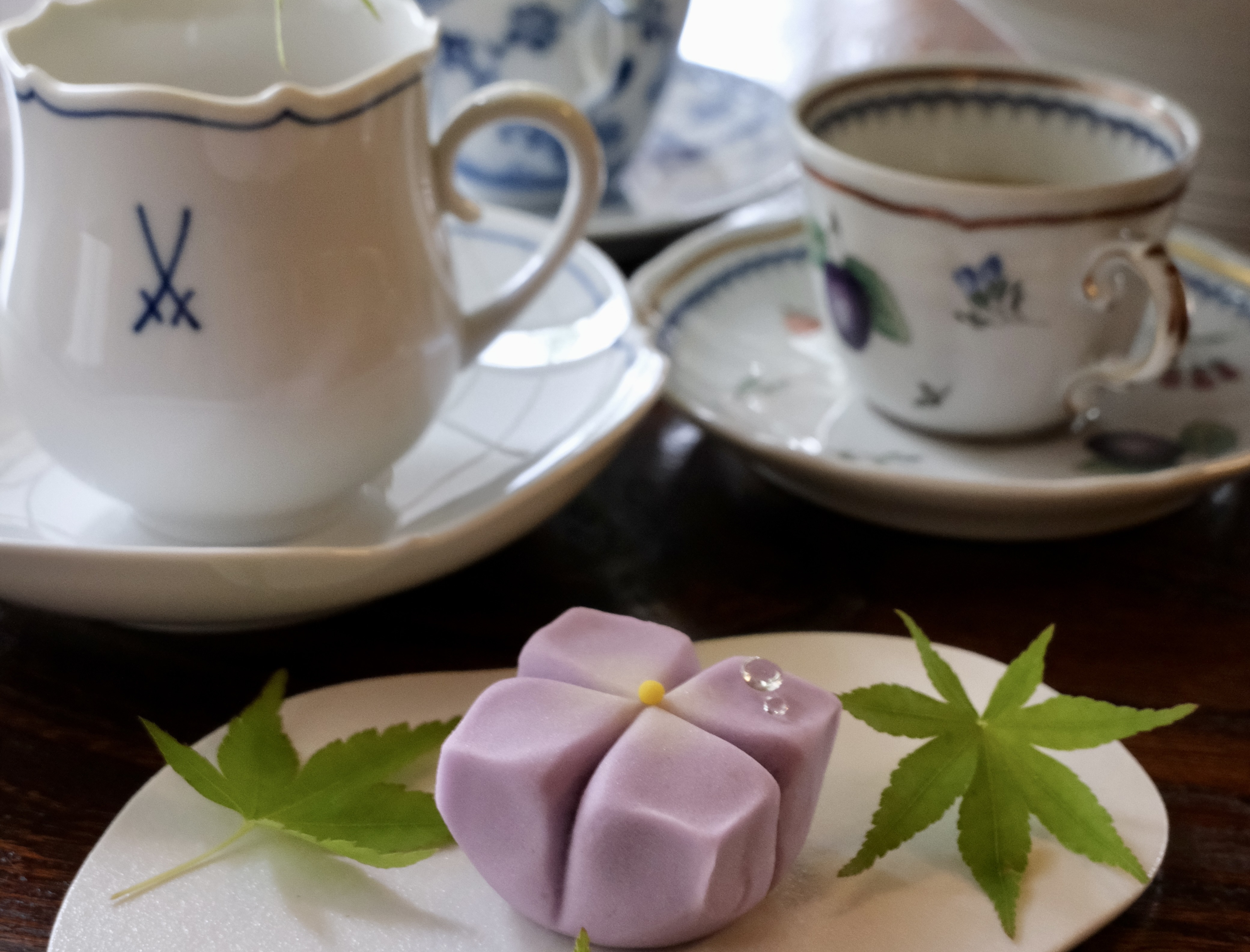 和紅茶＋上生菓子