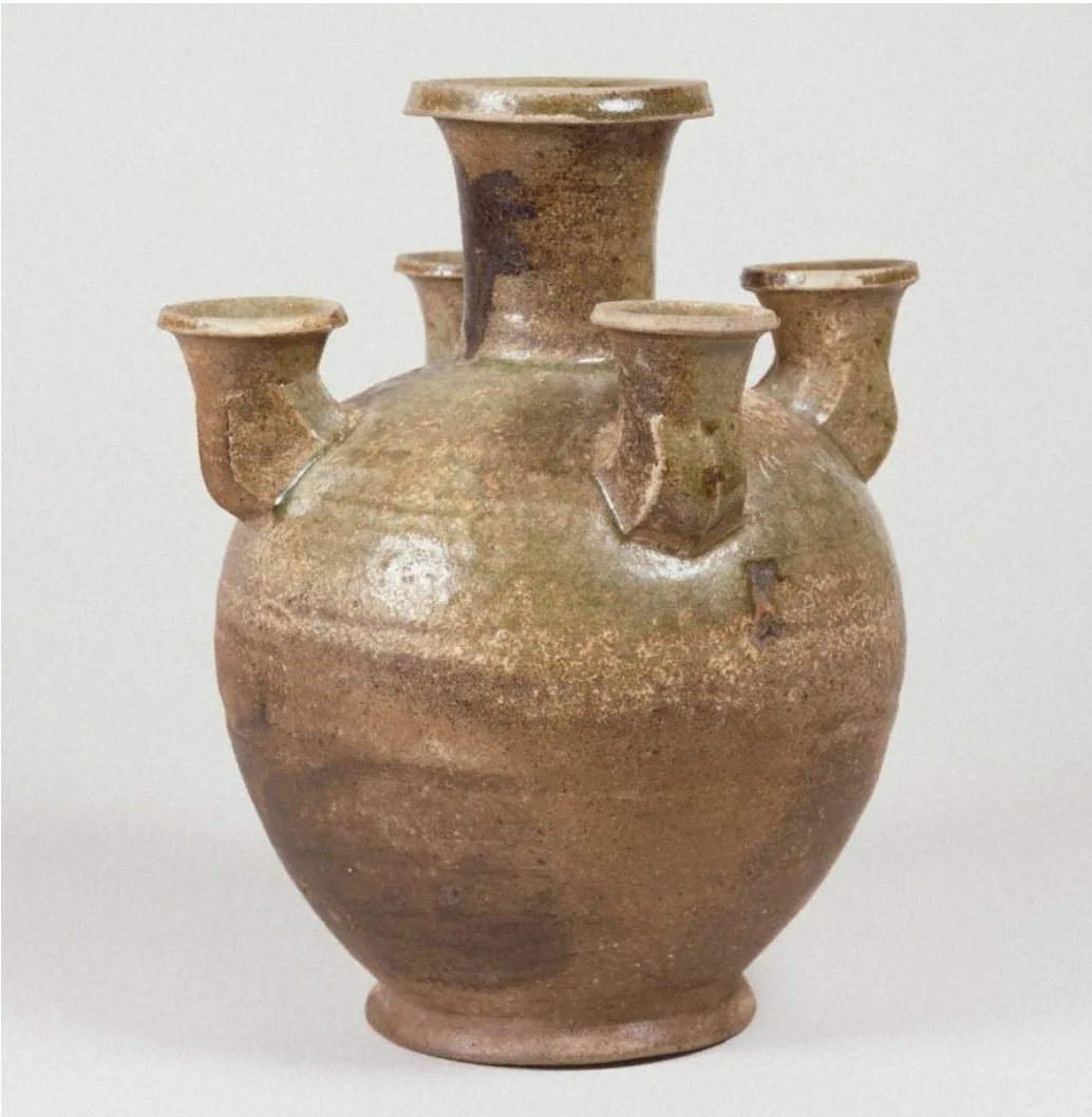 重要文化財　灰釉多口瓶 猿投窯 平安時代初期（8世紀末）